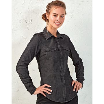 PW322 | Women´s Jeans Stitch Denim Shirt | Premier Workwear