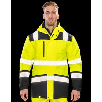 RT475 | Printable Waterproof Softshell Safety Coat | Result