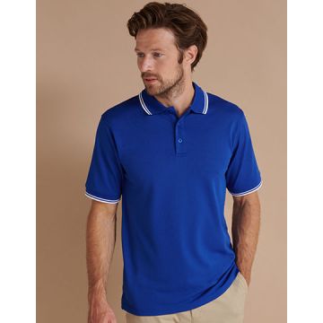 W482 | Men´s Coolplus® Short Sleeved Tipped Polo Shirt | Hen