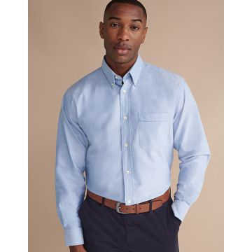 W510 | Men´s Classic Long Sleeved Oxford Shirt | Henbury