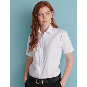 W516 | Ladies´ Classic Short Sleeved Oxford Shirt | Henbury