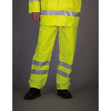 YK451 | Hi-Vis Soft Flex Breathable Rain Trousers | YOKO