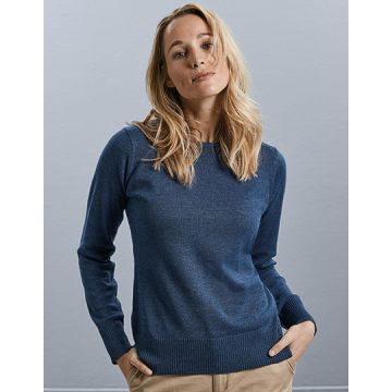 Z717F | Ladies´ Crew Neck Knitted Pullover | Russell Collect