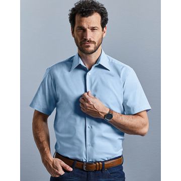 Z923 | Men´s Short Sleeve Tailored Oxford Shirt | Russell Co