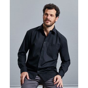 Z936 | Men´s Long Sleeve Classic Pure Cotton Poplin Shirt |