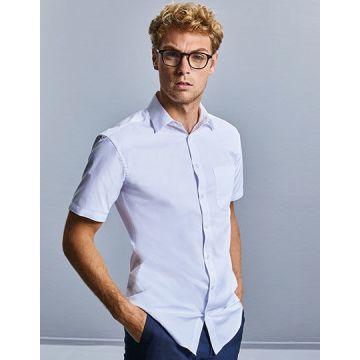 Z973 | Men´s Short Sleeve Tailored Coolmax® Shirt | Russell